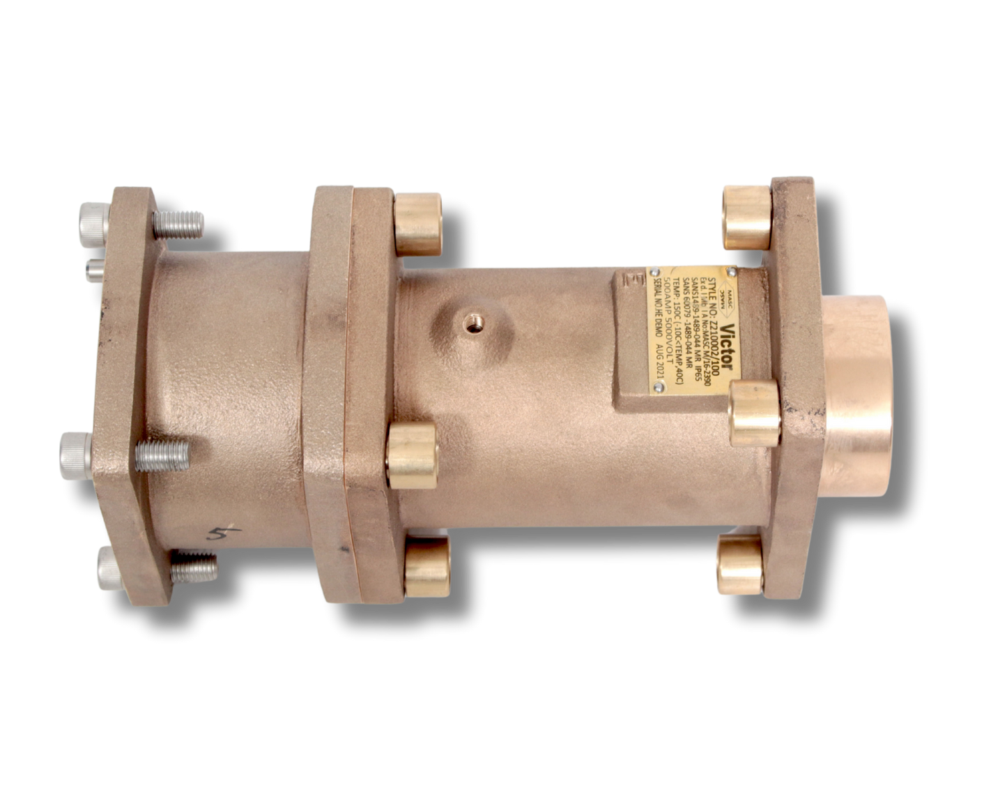 VICTOR PLUGS AND SOCKETS 5kV 500A Bolted Plug 185mm2