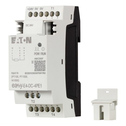 EATON I/O EXPANSION, FOR USE WITH EASYE4, 24 V DC, INPUTS EXPANSION (NUMBER) DIGITAL: 8, SCREW TERMINAL