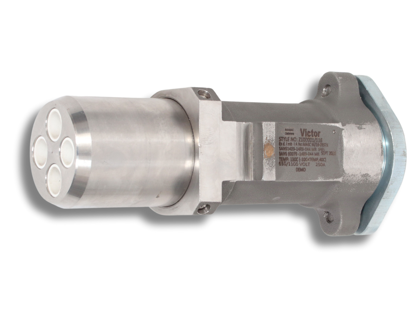 VICTOR PLUGS AND SOCKETS 250A Restrained Plug 70mm2 Stainless Steel