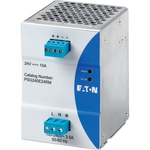 EATON POWER SUPPLY UNIT, 1-PHASE, 85-264VAC (120-375VDC)/24VDC, 10A