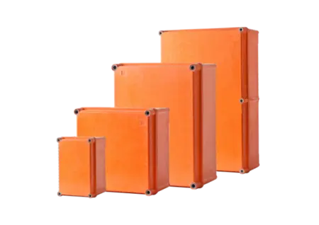 ALLBRO OK0-O Orange Box ABOVE BOXES INCLUDE DMC MOUNTING PLATE,BRACKETS & HINGES