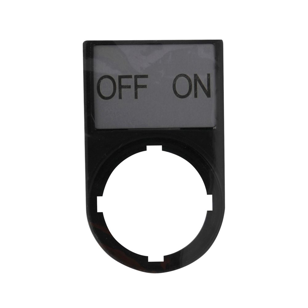 EATON LGND PLATES – 30 X 50 MM FOR USE M22 AND C22 OFF - ON