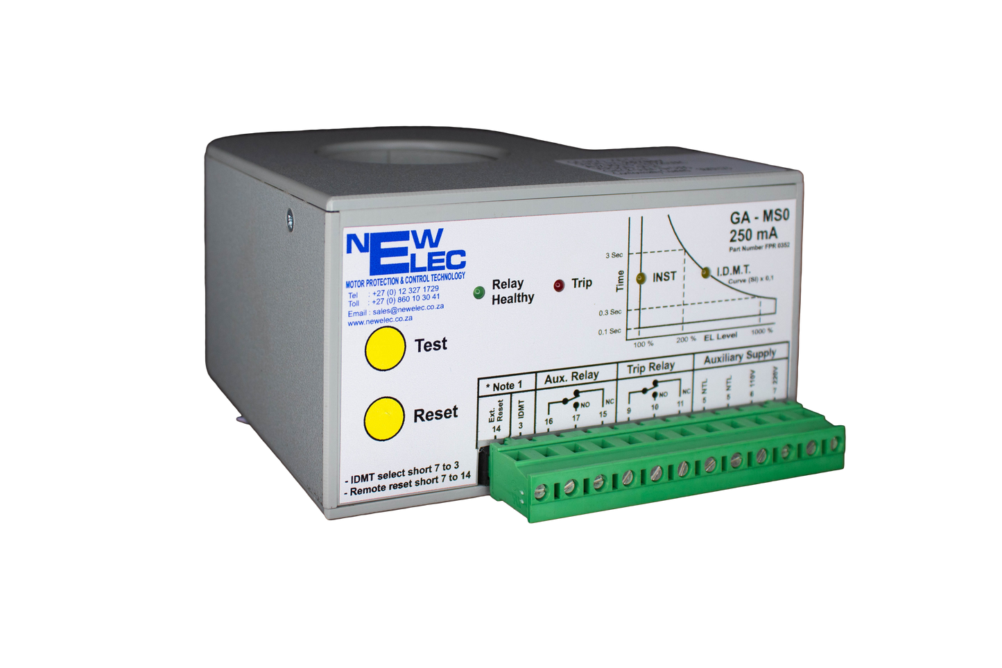 NEWELEC GA-MS0-500MA-63MM