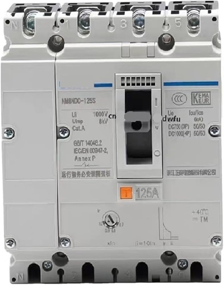 Chint DC Circuit Breaker 200A 50KA DC750V Adjustable (0.7-1In) NM8NDC-250S TM 200 3P