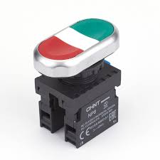 Chint Pushbutton Red and Green 1XNO+1XNC NP8-11S