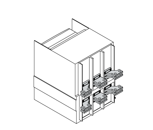 ABB Kit HR/VR E1.2-XT7-XT7M W FP 4pcs 1SDA073950R1