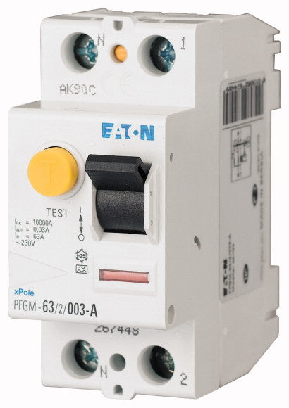 EATON EARTH LEAKAGE 3P+N 100A - 30MA (NO O/L)