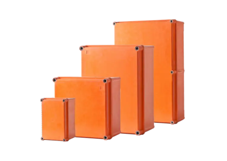 ALLBRO OK2-O Orange Box ABOVE BOXES INCLUDE DMC MOUNTING PLATE,BRACKETS & HINGES