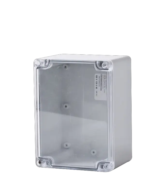ALLBRO ENL161209C Grey Base + Clear Lid BOXES EXCLUDE DEVICE PLATE - SOLD SEPARATELY
