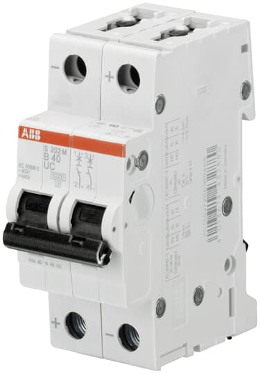 ABB S202M-B20UC Miniature Circuit Breaker - 2P - B - 20 A 2CDS272061R0205