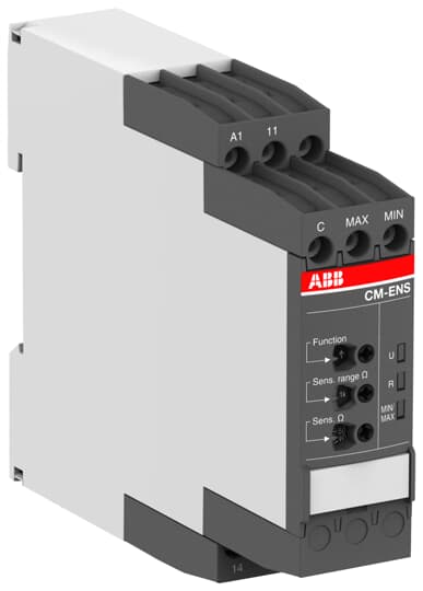 ABB CM-ENS.21P Liquid level monitoring relay 1c/o, sensitivity 0.1-1000kOhm 1SVR740850R0200