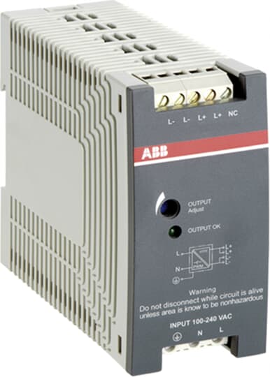 ABB CP-E 12/2.5 Power supply In:100-240VAC Out: 12VDC/2.5A 1SVR427032R1000