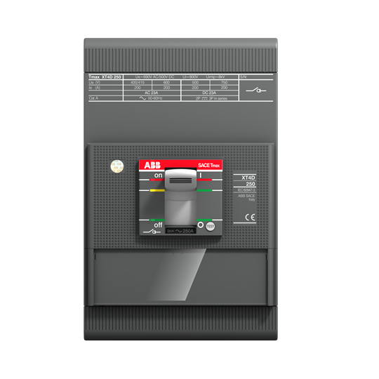 ABB Moulded Case Circuit Breaker XT4D 250 3p F F 1SDA068212R1