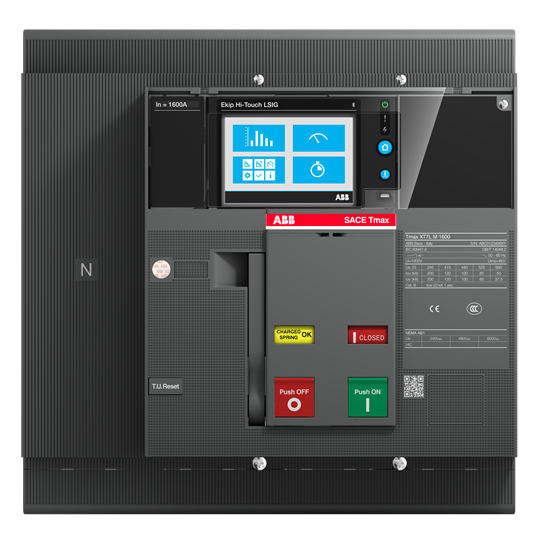 ABB XT7S M 1250 Ekip Touch LSI In1250A 4p FF - 1SDA101668R1