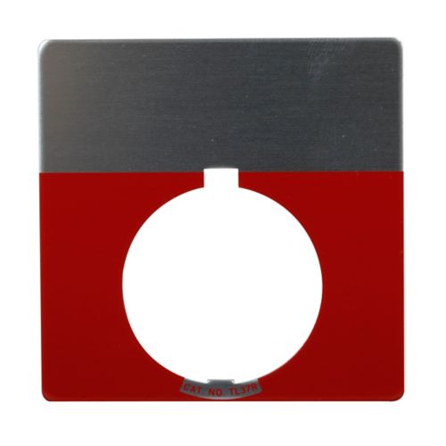 EATON  10250T LGND PLATES BLANK JUMBO RED