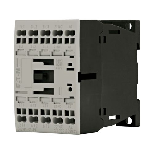 EATON  CONTACTOR, 3 POLE, 380 V 400 V 3 KW, 1 NC, 110 V 50 HZ, 120 V 60 HZ, AC OPERATION, PUSH IN TERMINALS