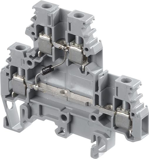 ENTRELEC M4/6.DD Screw Clamp Terminal Blocks - Co