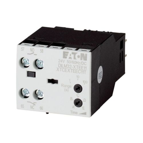 EATON OFF DELAY TIMER MODULES FOR USE WITH DILM7..38 0.5-10S, 100..130VAC