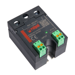 RELPOL S.A RSR92 Series Single-Phase AC Voltage Regulator Module, Phase-Shift Control Output,Control Signal 0-10VDC, Load Current 25A, Load Voltage: 176~280VAC