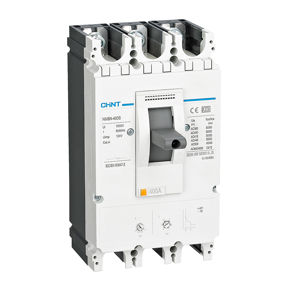 Chint 35KA 400A 3P AC1000V MCCB
(Thermal/M  0.7-1In) NM8N-400HVS/3P-400A