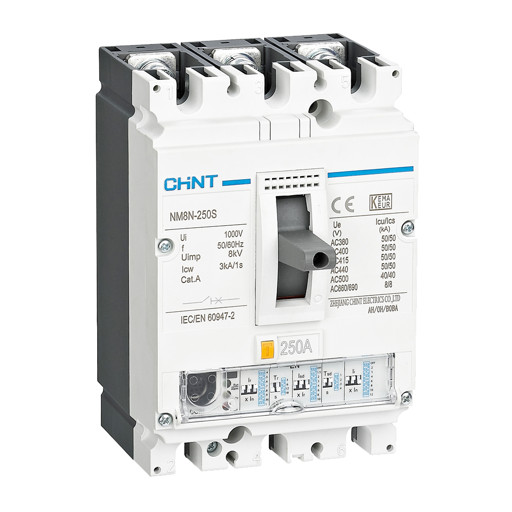Chint 30KA 250A 3P AC1000V MCCB
(Thermal/M  0.7-1In) NM8N-250HVS/3P-250A