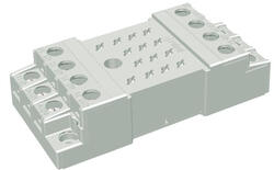 RELPOL S.A Push-in Socket for miniature relays R15 4 CO
