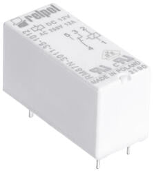 RELPOL S.A Miniature relays RM87N-2011-35-5024, 1 CO. Contact material: AgNi. Voltage coil 24 V AC. Rated load AC1  12 A / 250 V AC. Mounting: for PCB and sockets. Cover protection category IP 67. Raster 3,5 mm