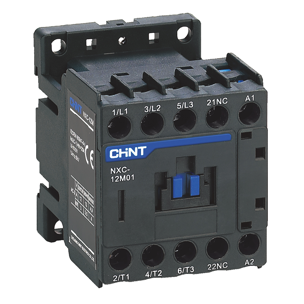 Chint Contactor 6A 3NO Main+1NO+1NC Aux 240V NXC-06-240V