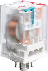 RELPOL S.A Industrial relays R15-2012-23-1024-WT, 2 CO. Contact material: AgNi. Voltage coil 24 V DC. Rated load AC1  10 A / 250 V AC. Mounting: for plug-in sockets. Cover protection category IP 40.