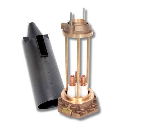 VICTOR PLUGS AND SOCKETS 6.6kV 400A Half-Coupler c/w Resin & Live Line 120mm2