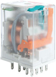 RELPOL S.A Industrial relays R4N-2014-23-5024-WT, 4 CO. Contact material: AgNi. Voltage coil 24 V AC. Rated load AC1  6 A / 250 V AC. Mounting: for plug-in sockets. Cover protection category IP 40.