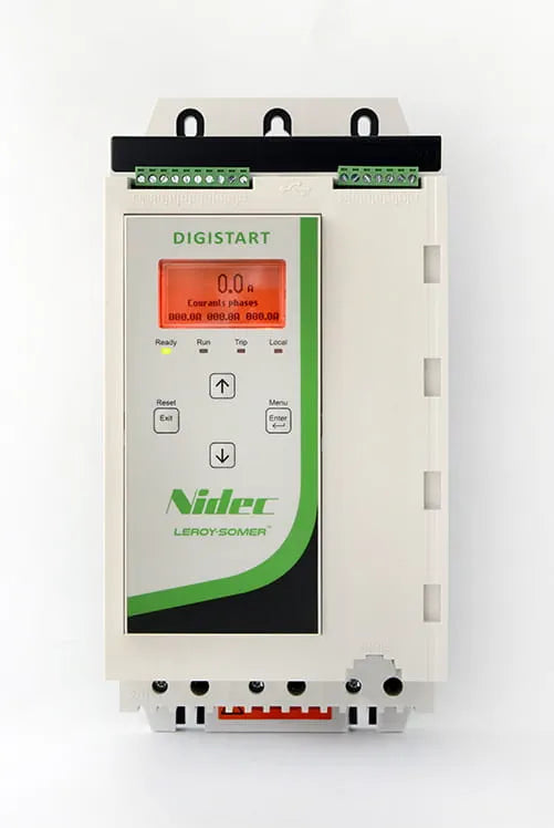 NIDEC Digistart D5 External Bypass Required 1200Vac + 10% / -20% Heavy Duty Current, 202A