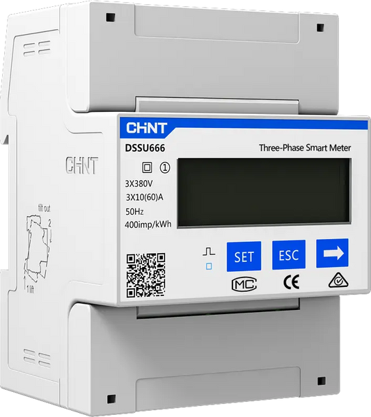 Chint Single Phase Din-Rail Meter 5(80)A 230V DDSU666 1P 5(80)A