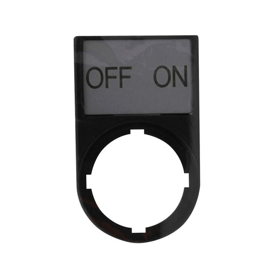 EATON  LGND PLATES – 30 X 50 MM FOR USE M22 AND C22 OFF - ON