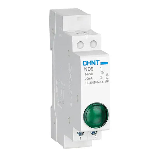 Chint Dual Indicator Light Green & Red 230V ND9-2/GR-230V