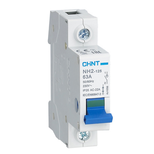 Chint Isolator 2P 125A Din Rail NH2-125-2P-125A