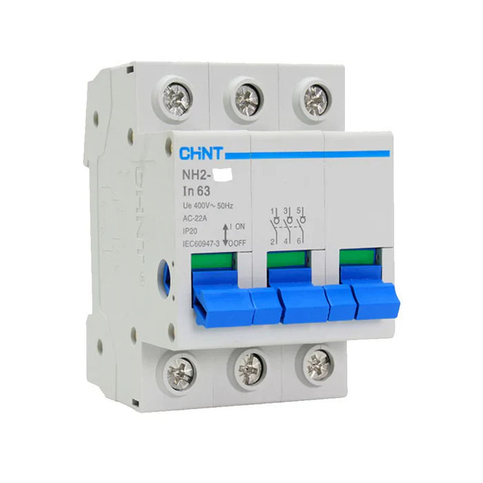 Chint Isolator 3P 100A Din Rail NH2-125-3P-100A