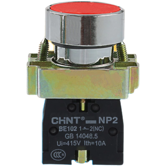 Chint Metal Pushbutton Head Green+1NO Contact NP2-BA31