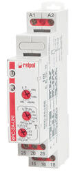 RELPOL S.A Multifunction time relays - 10 time functions E, Wu, Bp, Bi, R, Ws, Wa Esa, B, T.  8 time ranges. Cadmium - free contacts 2 CO. Rated input voltage UNI 12...240VAC/DC 50/60 Hz. Min. breaking capacity   0,3 W 5 mA.