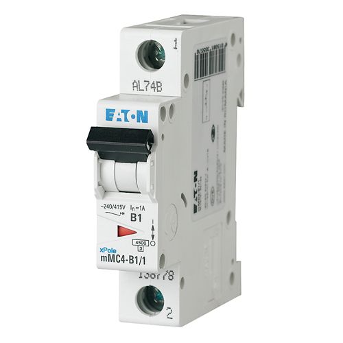 EATON CIRCUIT BREAKER 6kA CURVE C 1P - 6A