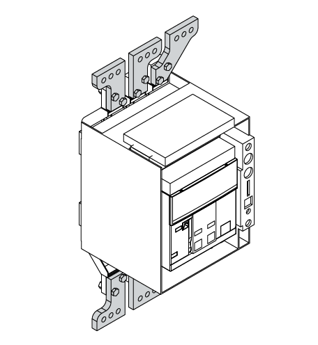 ABB Kit ES E1.2-XT7-XT7M W FP 4pcs 1SDA073956R1