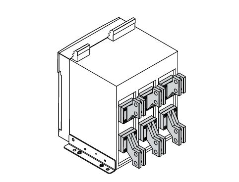 ABB KIT HR/VR E1.2-XT7-XT7M F 3PCS 1SDA073989R1