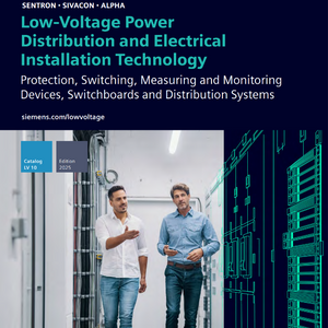 SIEMENS LOW-VOLTAGE POWER DISTRIVUTION AND ELECTRICAL INSTALLATION TECHNOLOGY