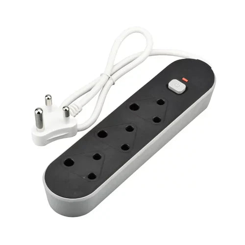 Chint 16A Switched Multiplug 3x16A Black TT-F02-03