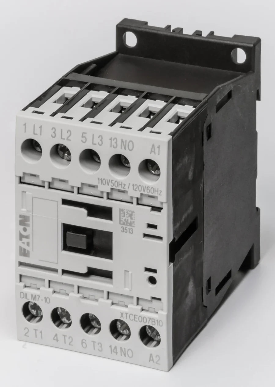 EATON DILM  CONTACTOR, 3P+1N/C, 3KW/400V/AC3, 110VAC COIL