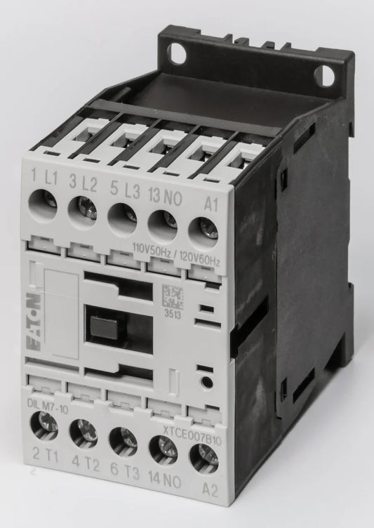 EATON DILM  CONTACTOR, 3P+1N/O, 3KW/400V/AC3, 380VAC COIL