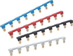 RELPOL S.A Strip 8-poles ZGZP80-8 BK  (black) - dedicated to interface relays in push-in technology: