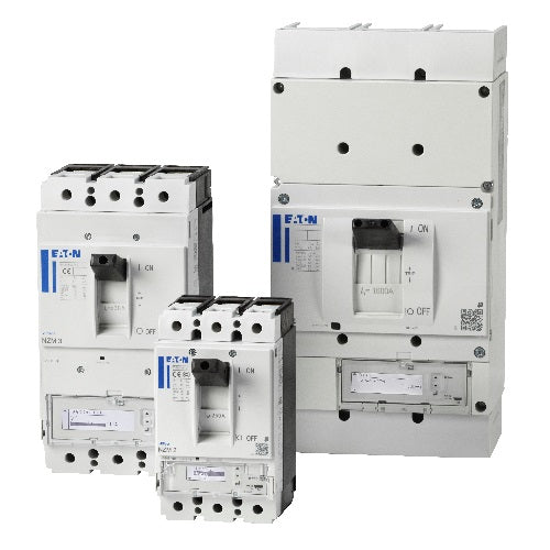 EATON  MCCB, NZM2,3P, DISTRIBUTION, SYSTEM PROTECTION/ THERMO MAGNETIC, 25kA @415VAC(Icu/Ics), 250A, SCREW/LUG