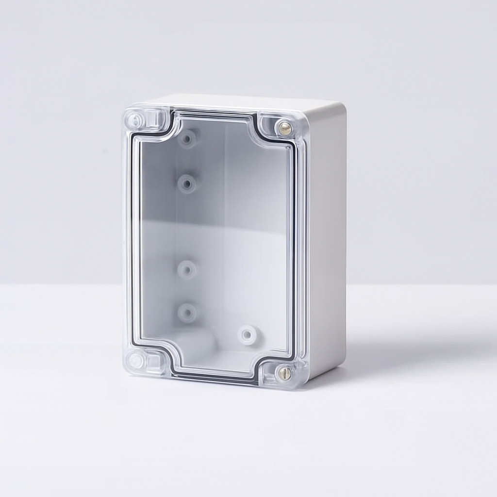 ALLBRO ENL120806C Grey Base + Clear Lid BOXES EXCLUDE DEVICE PLATE - SOLD SEPARATELY