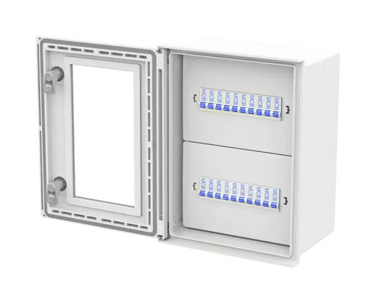 ALLBROX 4 DISTRIBUTION BOARD KIT ONLY 2 X ROWS, 10 X MCB'S PER ROW, 3 X NEUTRAL BARS, 2 X EARTH BARS